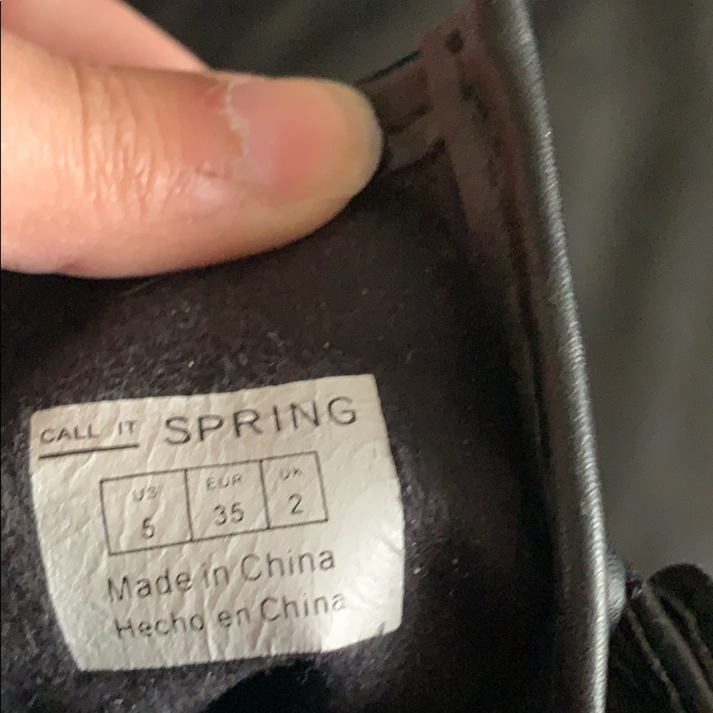 Call it Spring black boots - Picture 5 of 5